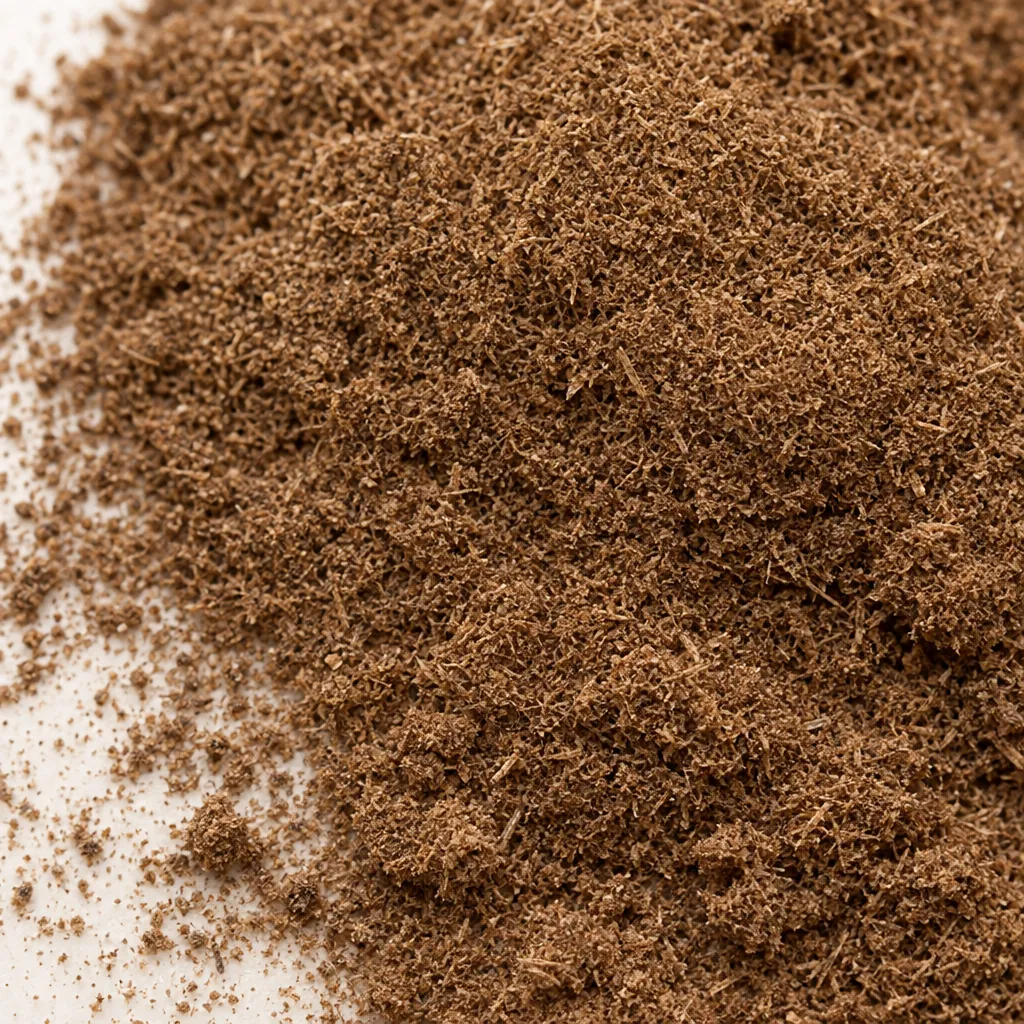 Poudre de vanille Dresh upcyclée, gros plan Poudre de vanille Dresh upcyclée, gros plan