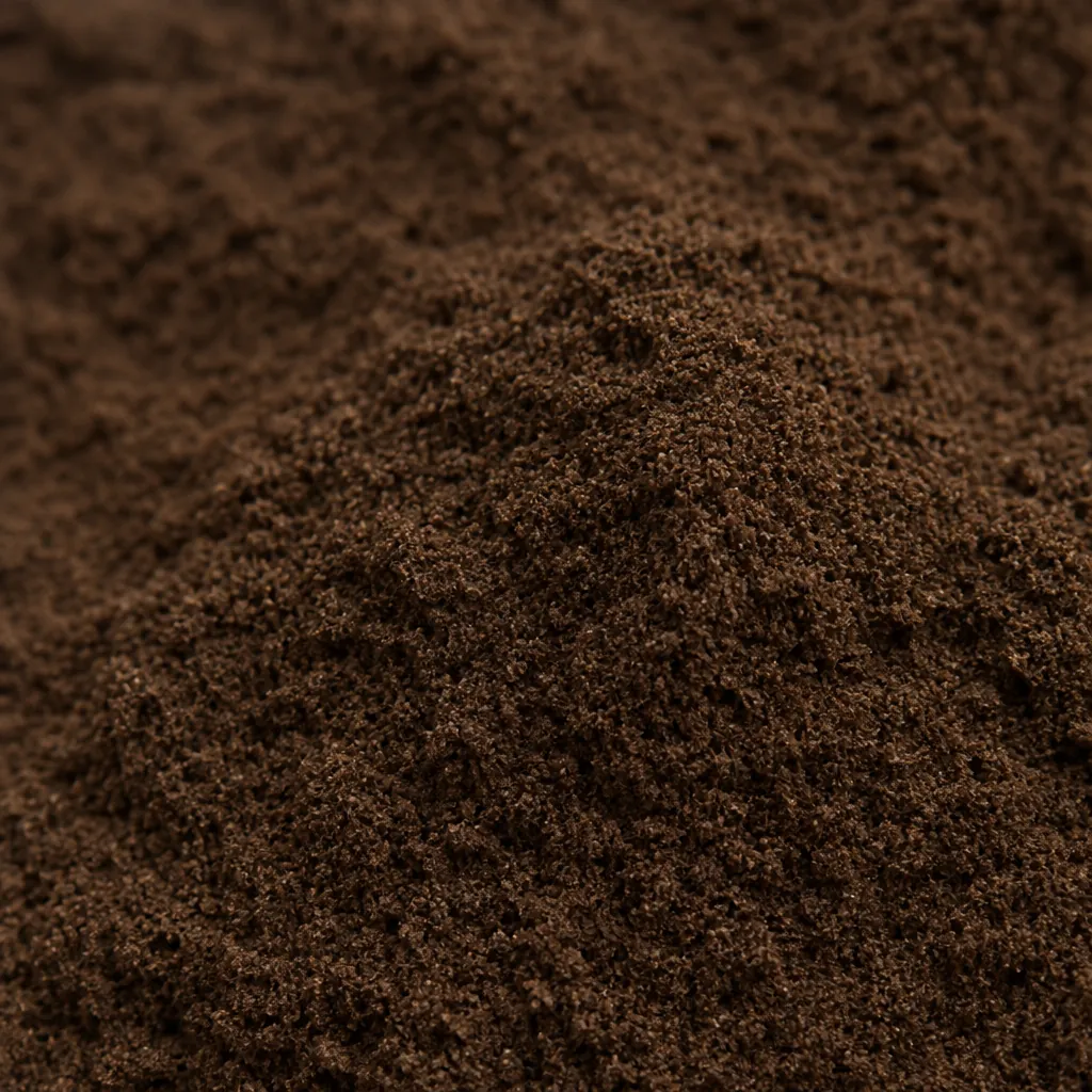 Signature vanilla powder, close-up Signature vanilla powder, close-up